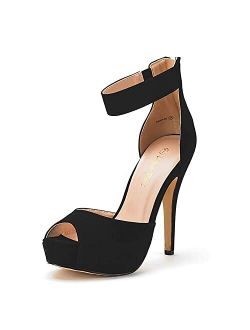 Women's Swan-05 High Heel Plaform Dress Pump Shoes