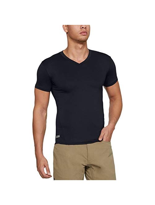 Under Armour Men's HeatGear Tactical V-Neck Compression Short Sleeve T-Shirt