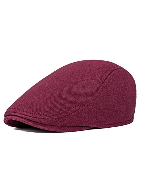 VOBOOM Men's Cotton Flat Ivy Gatsby Newsboy Driving Hat Cap