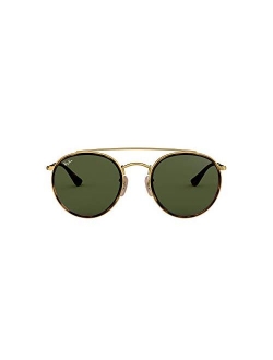 Round Aviator Flash Sunglasses