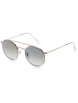 Round Aviator Flash Sunglasses