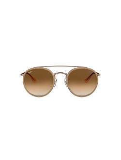 Round Aviator Flash Sunglasses