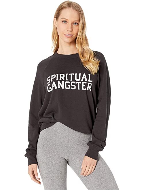 Spiritual Gangster Women's Old School Pullover Sweatshirt