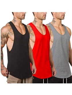 Muscle Killer 3 Pack Men's Muscle Gym Workout Stringer Tank Tops Bodybuilding Fitness T-Shirts