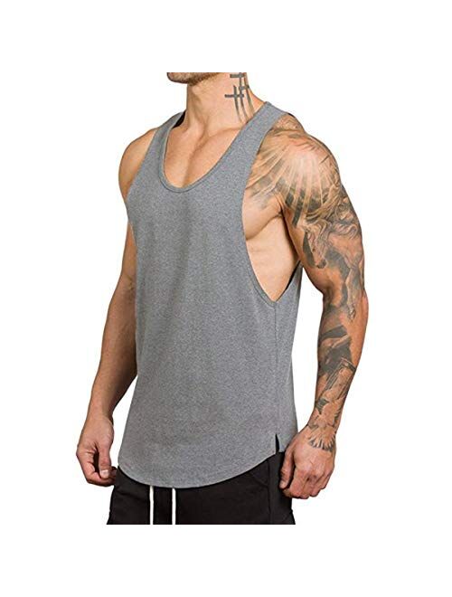 Muscle Killer 3 Pack Men's Muscle Gym Workout Stringer Tank Tops Bodybuilding Fitness T-Shirts