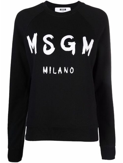 MSGM logo-print sweatshirt