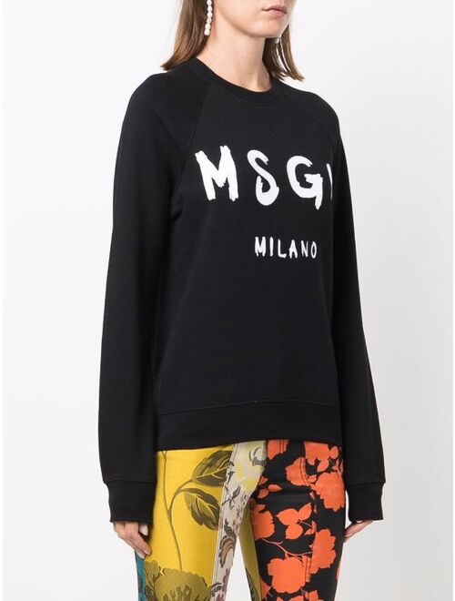 MSGM logo-print sweatshirt