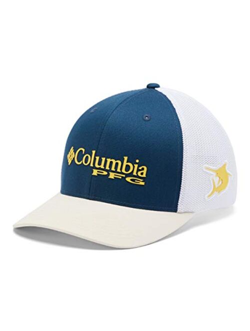 Columbia Unisex-Adult PFG Logo Mesh Ball Cap - High Crown