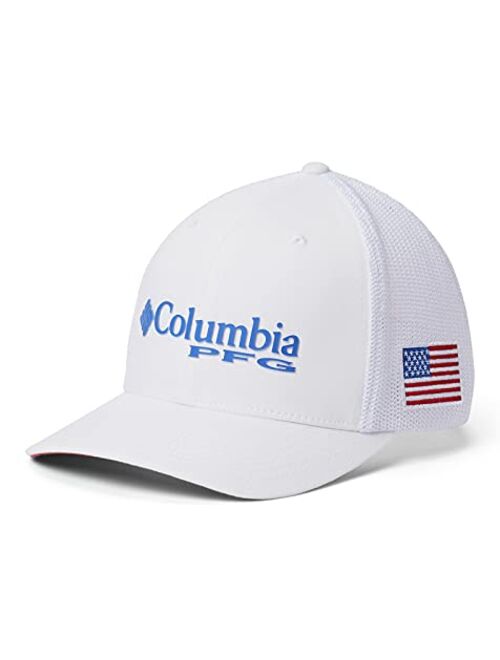 Columbia Unisex-Adult PFG Logo Mesh Ball Cap - High Crown