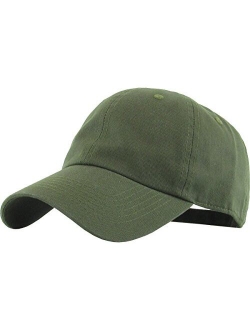KBETHOS Original Classic Low Profile Cotton Hat Men Women Baseball Cap Dad Hat Adjustable Unconstructed Plain Cap