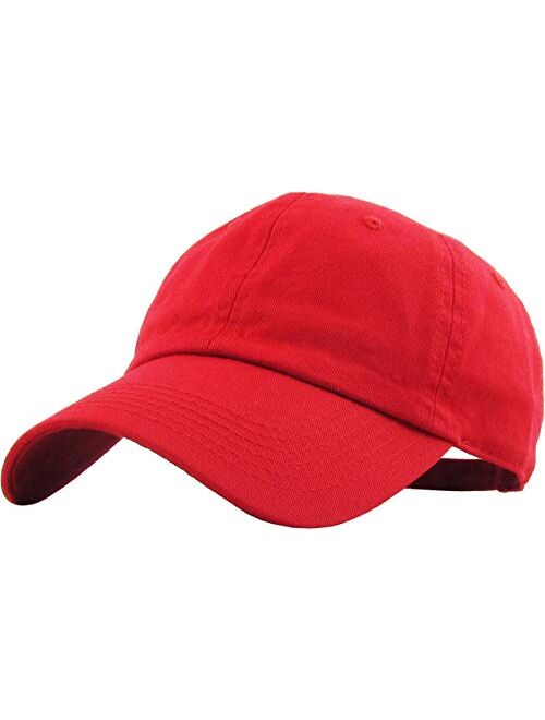 KBETHOS Original Classic Low Profile Cotton Hat Men Women Baseball Cap Dad Hat Adjustable Unconstructed Plain Cap