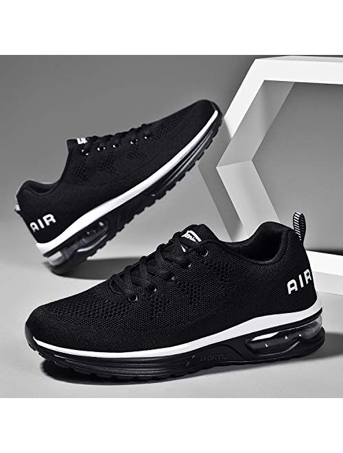 Autper Mens Air Athletic Running Tennis Shoes Lightweight Sport Gym Jogging Walking Sneakers US 6.5-US12.5
