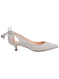 Womens Pointed Toe Cut-Out Pump