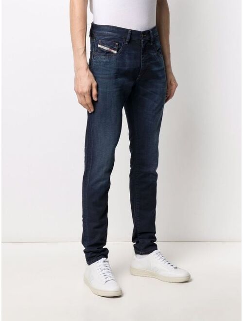 Diesel D-Strukt mid-rise straight-leg jeans