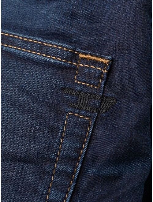 Diesel D-Strukt mid-rise straight-leg jeans