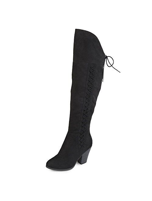 Brinley Co. Womens Siro Faux Suede Over-The-Knee Boots Womens US