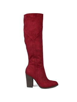 Womens Detailed Knee High Boot