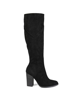 Womens Detailed Knee High Boot