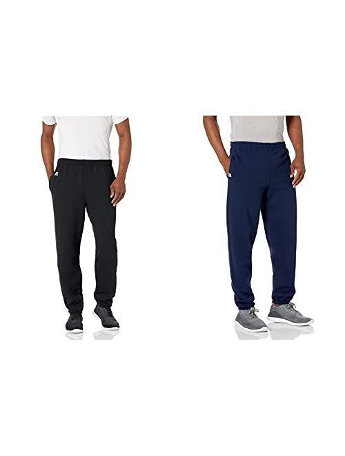 Russell Athletic Men's Dri-Power Closed Bottom Fleece Sweatpants with Pockets