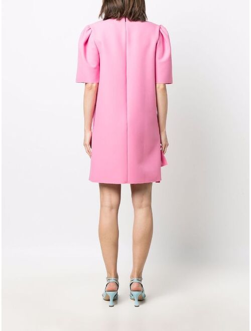 MSGM ruffle-detail shift dress