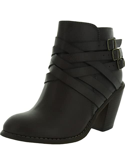 Brinley Co. Womens Multi Strap Ankle Boot