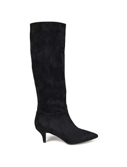 Womens Comfort Foam, Extra Wide Calf and Regular Wide Calf Pointed Toe Slouch Boot