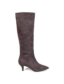 Womens Comfort Foam, Extra Wide Calf and Regular Wide Calf Pointed Toe Slouch Boot