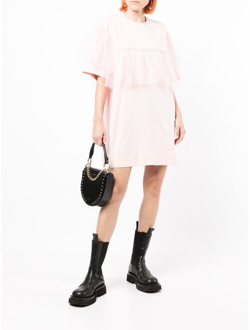 MSGM ruffle-trim mini dress