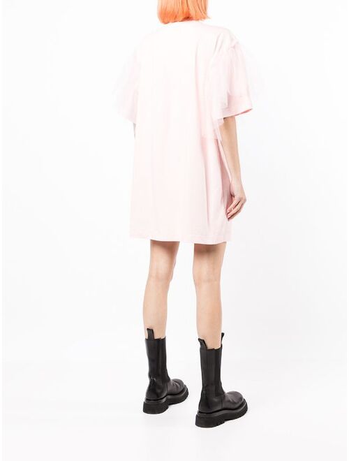 MSGM ruffle-trim mini dress