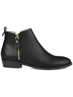 Womens Low Heel Ankle Bootie