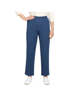 Plus Size Alfred Dunner French Terry Straight-Leg Pants