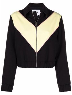 colour-block track jacket