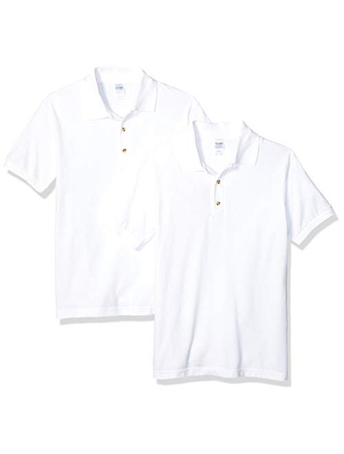 Gildan Men's Ultra Cotton Pique Sport Shirt, Style G3800, 2-Pack