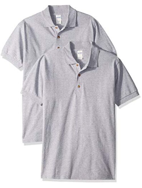 Gildan Men's Ultra Cotton Pique Sport Shirt, Style G3800, 2-Pack