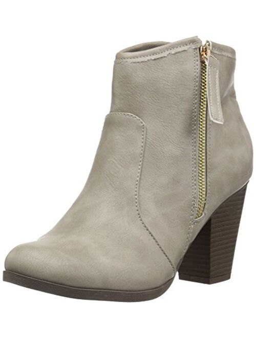 Brinley Co. Brinley Co Womens Faux Suede High Heel Ankle Boot