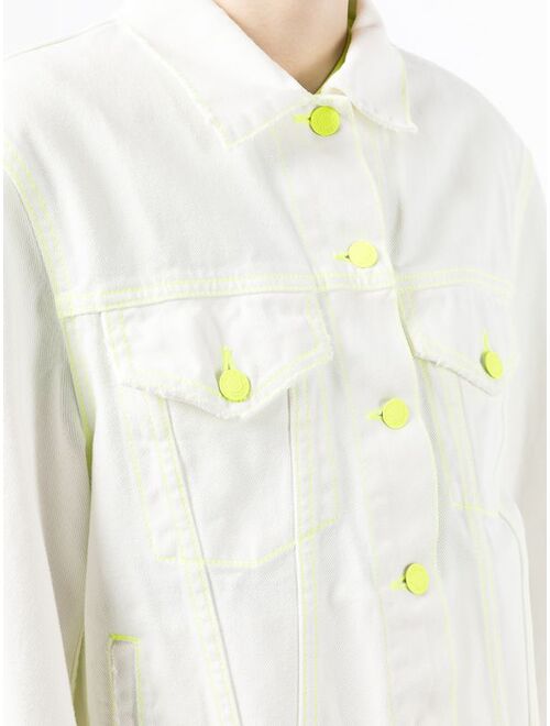 MSGM short denim jacket