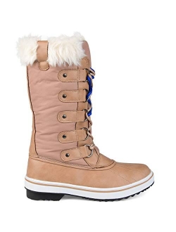 Womens Lined Lace-up Snow Boot