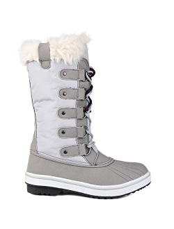 Womens Lined Lace-up Snow Boot