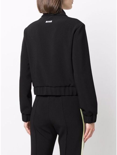 MSGM colour-block bomber jacket