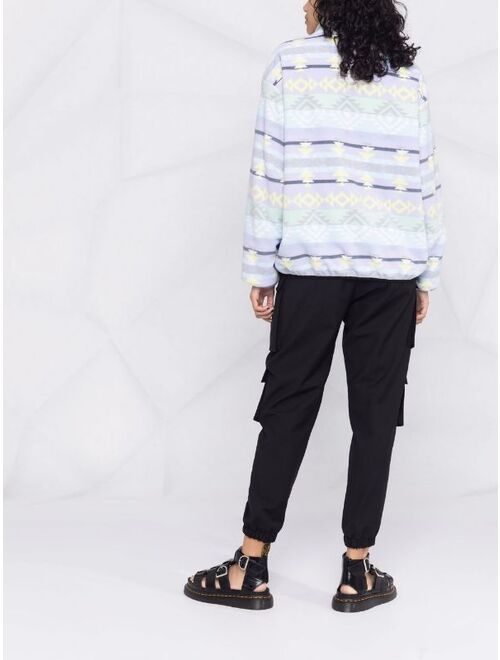 MSGM colour-block zipped jacket