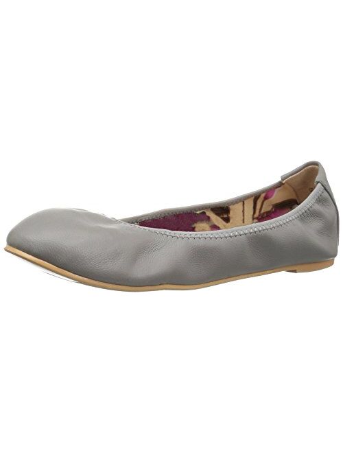 Brinley Co. Womens Scrunch Flexible Stretchy Side Round Toe Ballet Flats