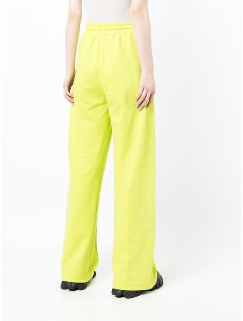 MSGM drawstring straight-leg trousers