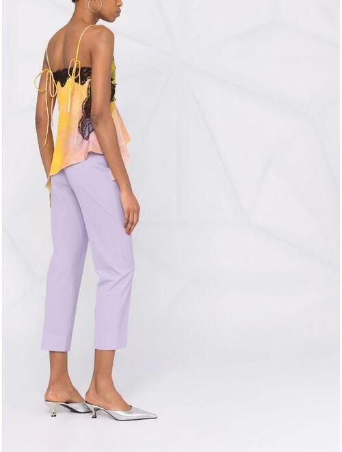 MSGM cropped tailored trousers