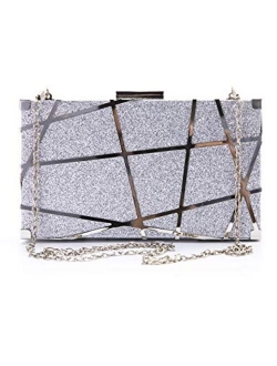 Meilun Women's Pearl Clutch Purses Glliter Banquet Handbag Evening Bags