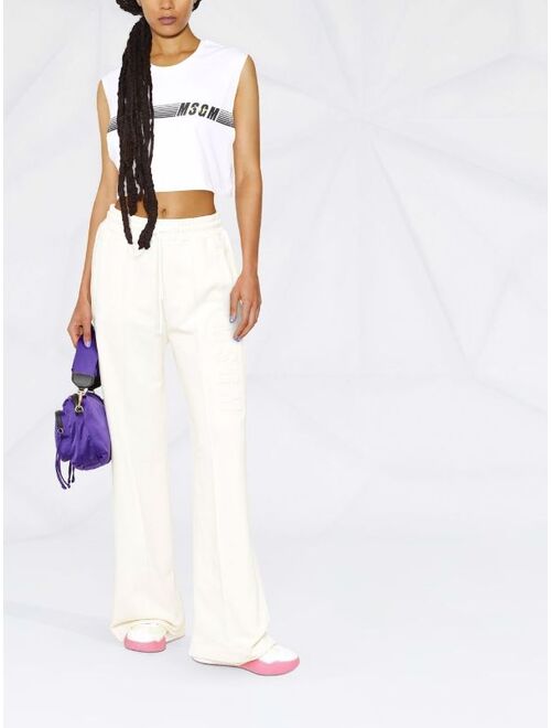 MSGM straight-leg drawstring track pants