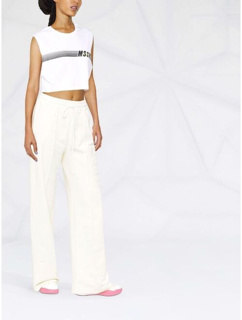 MSGM straight-leg drawstring track pants