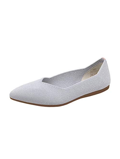 DREAM PAIRS Women’s Comfortable Ballet Dressy Work Pointed Toe Knit Flats Shoes