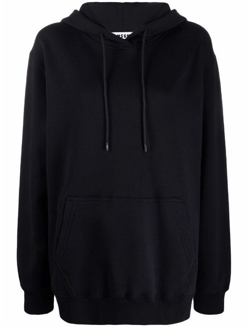 MSGM logo-print detail hoodie