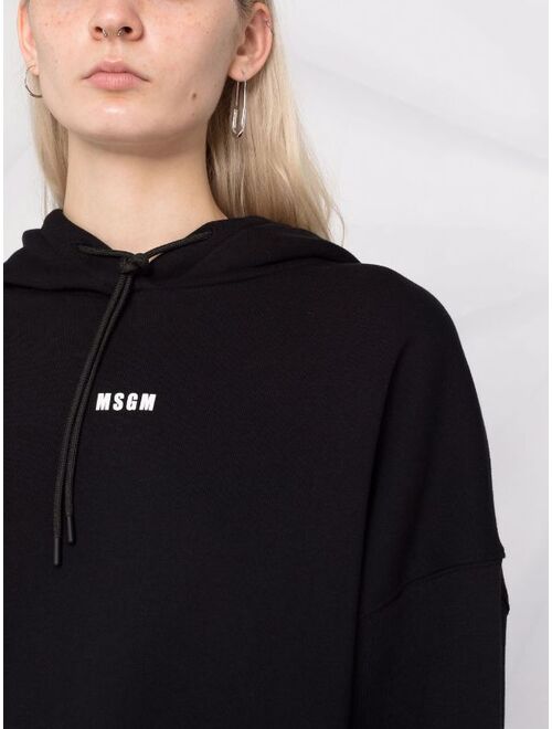 MSGM logo-print hoodie