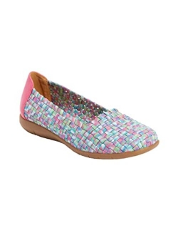 Comfortview Women's Wide Width The Bethany Flat